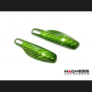 Porsche 911 Key Fob Cover - Carbon Fiber - Green Candy